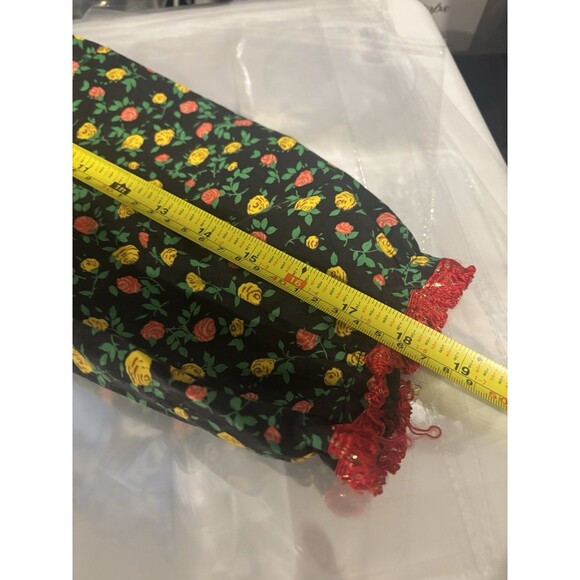 vintage 70s 60s Ditsy Floral Prairie Dress Long Sz M Cottagecore Metal Talon Zip - Picture 10 of 16